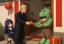春节のイラスト