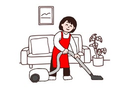 保洁のイラスト