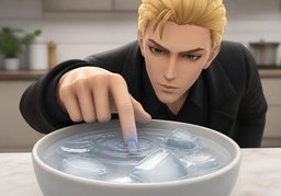 손끝のイラスト