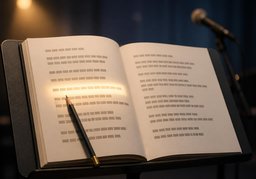 Illustration for 歌词 (lyrics)