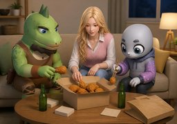 치킨のイラスト