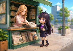 Illustration for kiosque (kiosk)