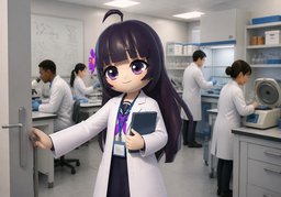 연구소のイラスト