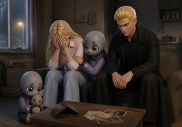 불행のイラスト