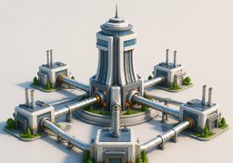 centralizaciónのイラスト