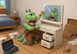 화장대のイラスト