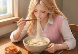 칼국수のイラスト