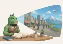 眼界のイラスト