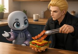 baconのイラスト