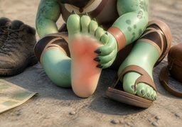 발바닥のイラスト
