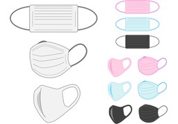 口罩のイラスト