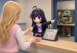 담당のイラスト