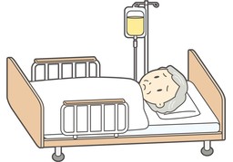 虚弱のイラスト