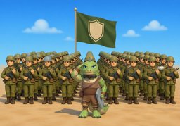 batallónのイラスト