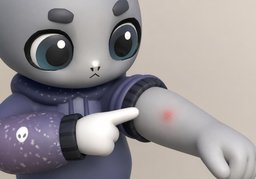 起病のイラスト