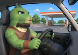 Illustration for steuern (drive)