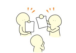 对照のイラスト
