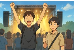 즐기다のイラスト
