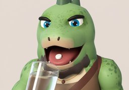 吃药のイラスト