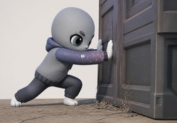 奋力のイラスト