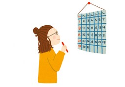 十二月のイラスト
