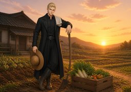 농사일のイラスト