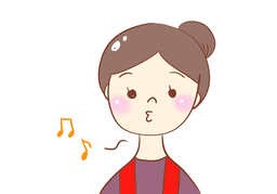 口哨のイラスト