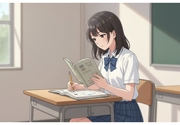 中学生のイラスト