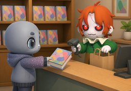 판매되다のイラスト