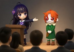 소개하다のイラスト