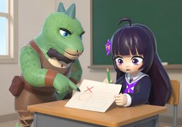 틀리다のイラスト