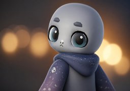 回首のイラスト