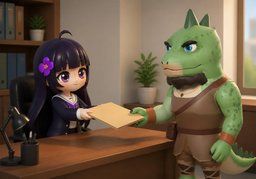 delegarのイラスト