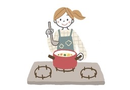 加热のイラスト