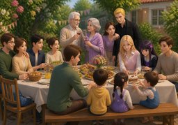 Illustration for Verwandtschaft (relatives)