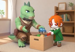 管教のイラスト