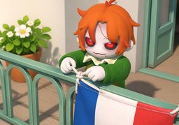 drapeauのイラスト