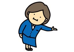 退让のイラスト