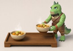 且のイラスト