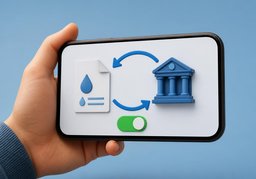 domiciliaciónのイラスト