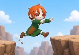 大胆のイラスト