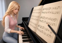 Illustration for partition (sheet music)