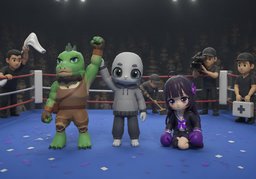 luchaのイラスト