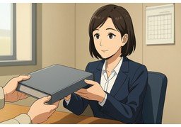 交接のイラスト