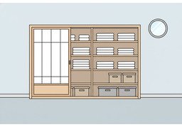 衣柜のイラスト