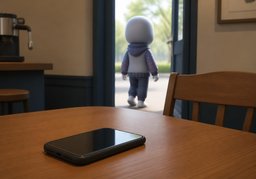 留下のイラスト