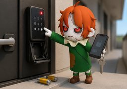 도어록のイラスト