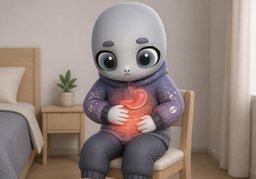 gastroenteritisのイラスト