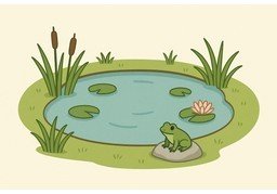 池子のイラスト