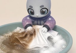 洗涤のイラスト